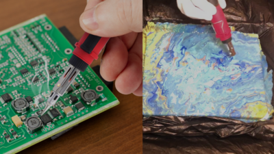 Soldering iron guide