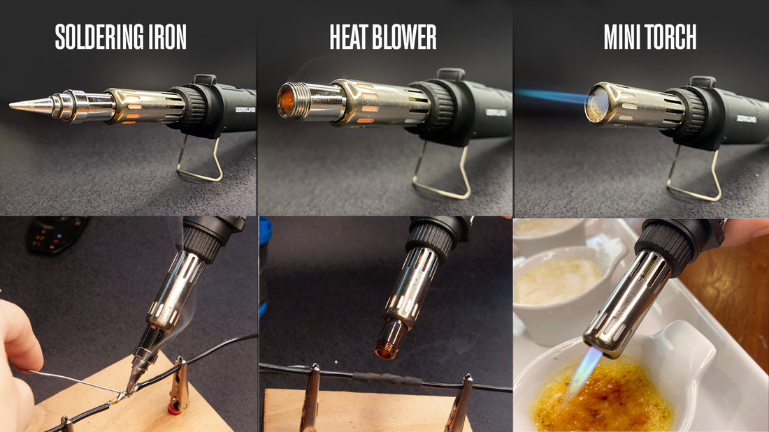 BERKLING BSG-568 3-IN-1 CORDLESS BUTANE POWERED SOLDERING