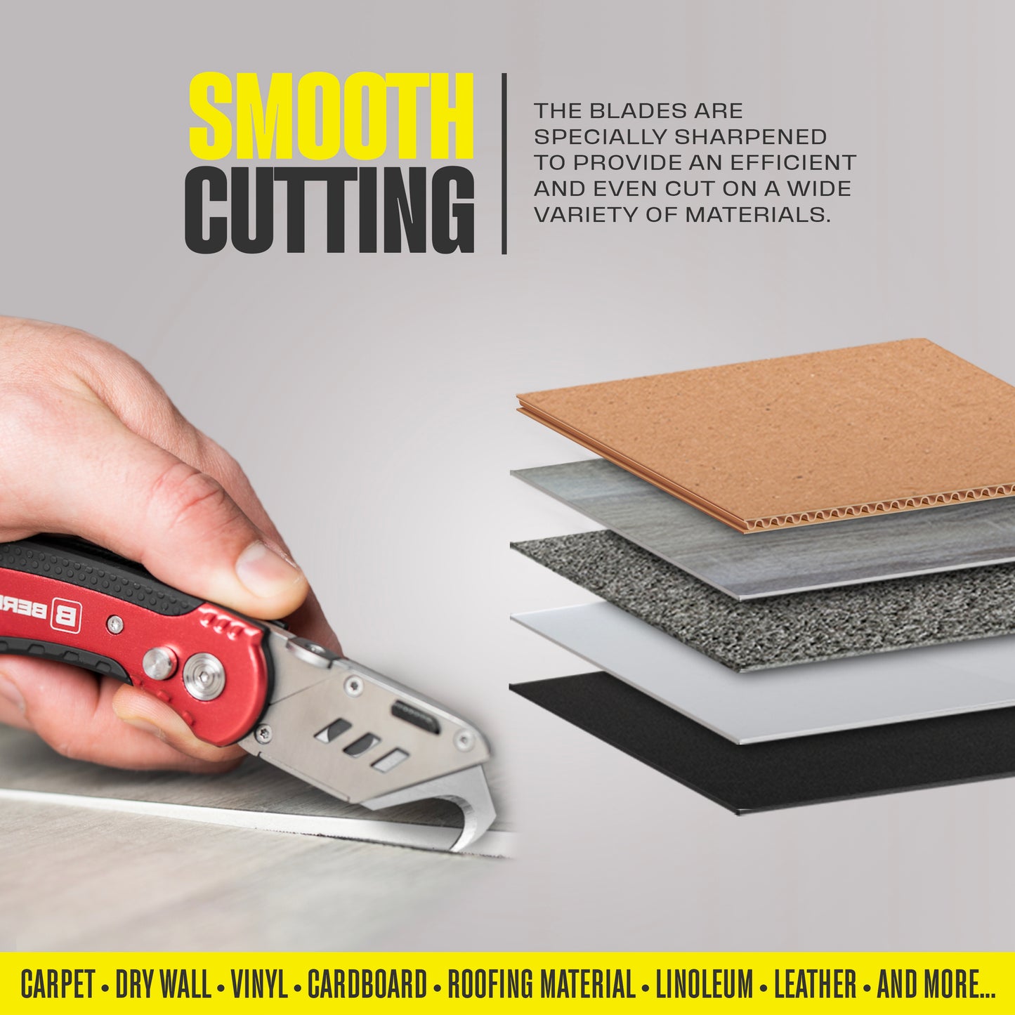 Berkling Hook Blade SK2H Utility Knife Blades, 50-Pack with Dispenser