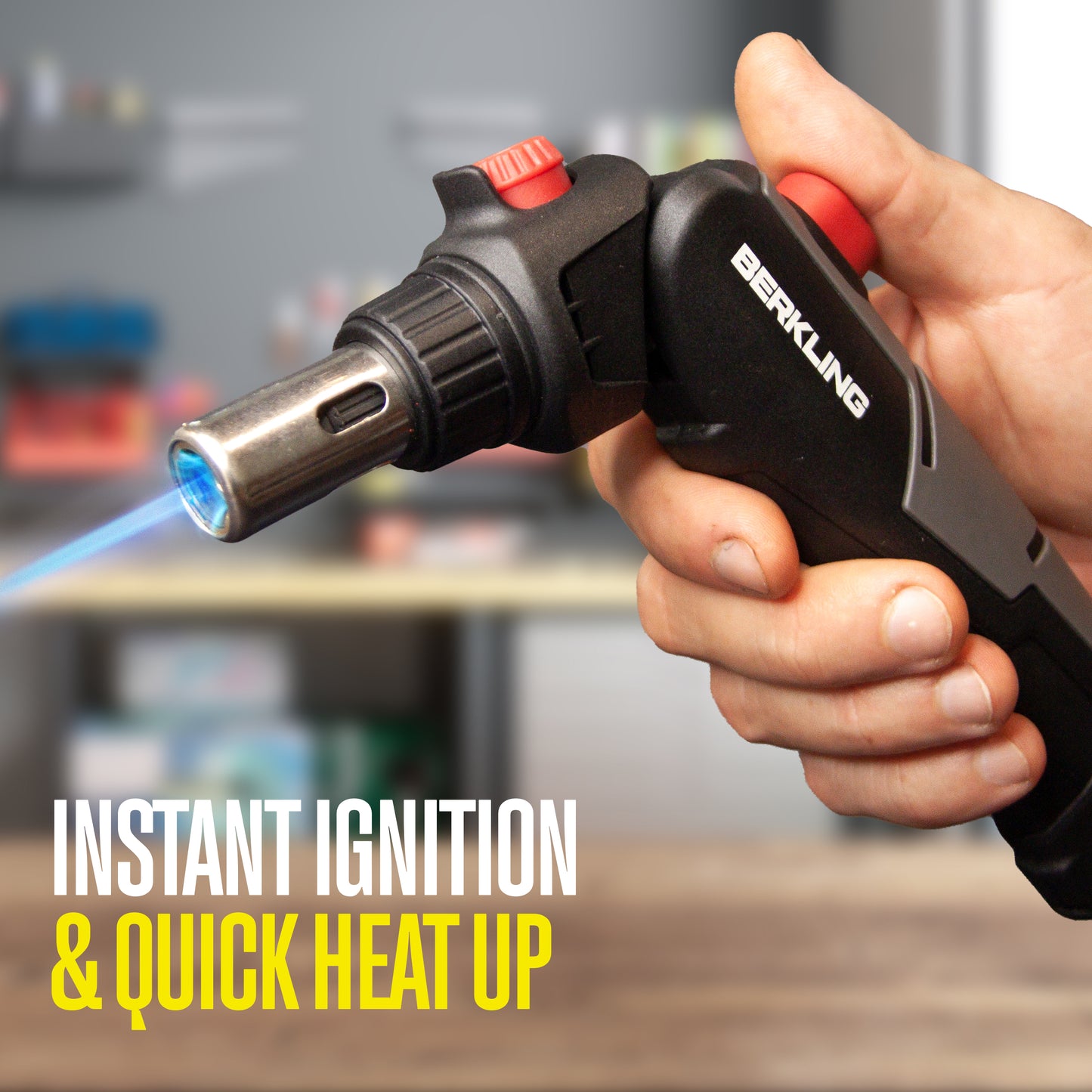 Berkling BSG-2000 Multi-Angles Butane Cordless Soldering Torch Kit