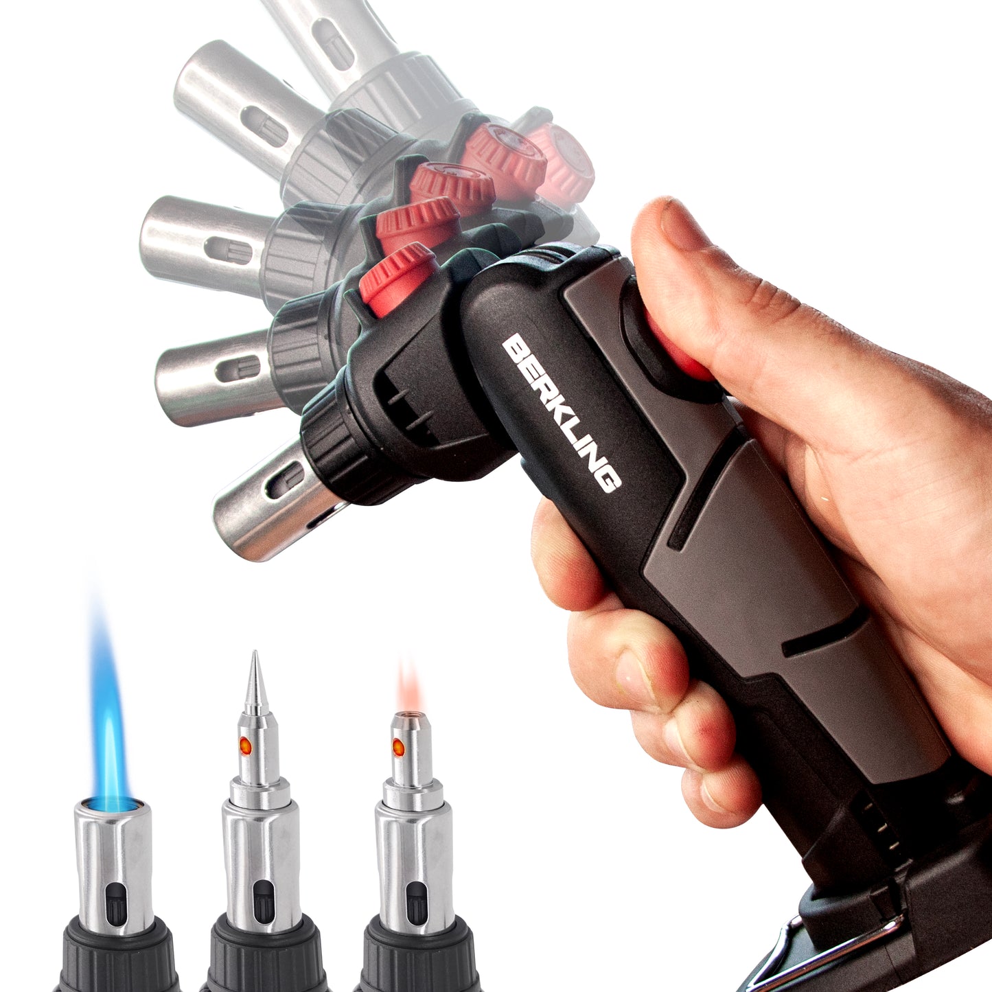 Berkling BSG-2000 Multi-Angles Butane Cordless Soldering Torch Kit