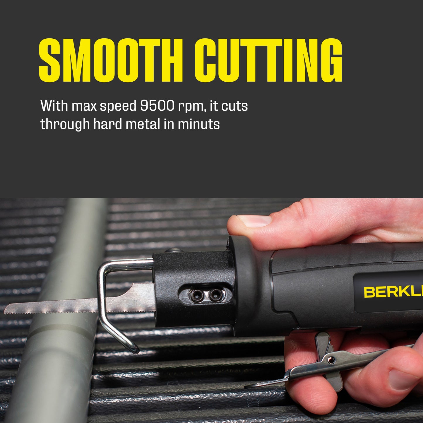 7102 Multi-function Compact Low Vibration 2-in-1 Air Saw / Air File with 8pcs Accessories