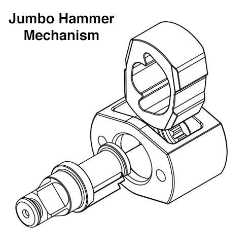 2443J 1/2" Mini Compact Pneumatic Impact Wrench - Berkling