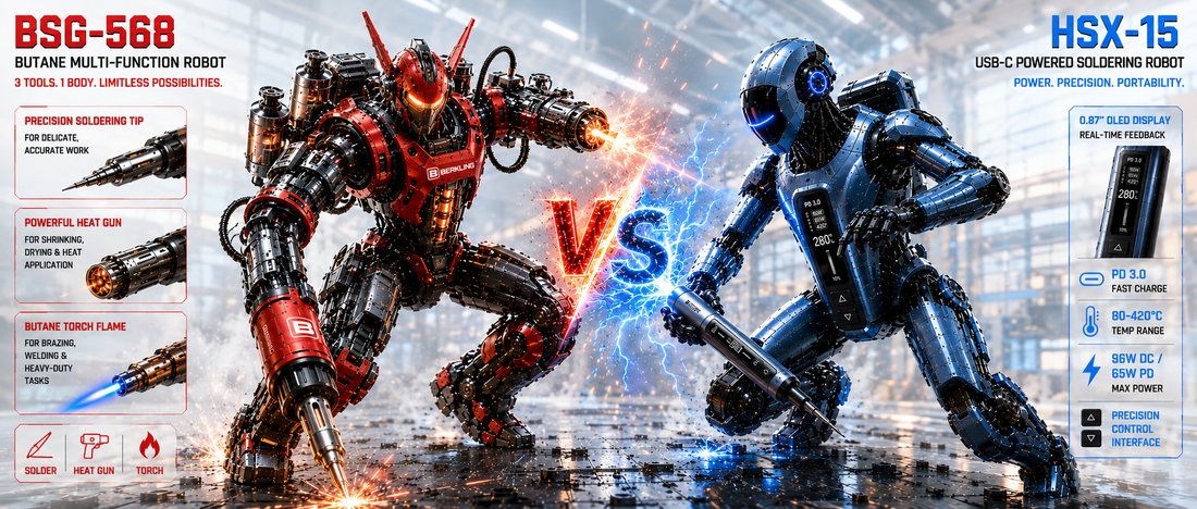 Butane vs. USB-C Soldering Iron: The Best Cordless Tool for Field Repair?