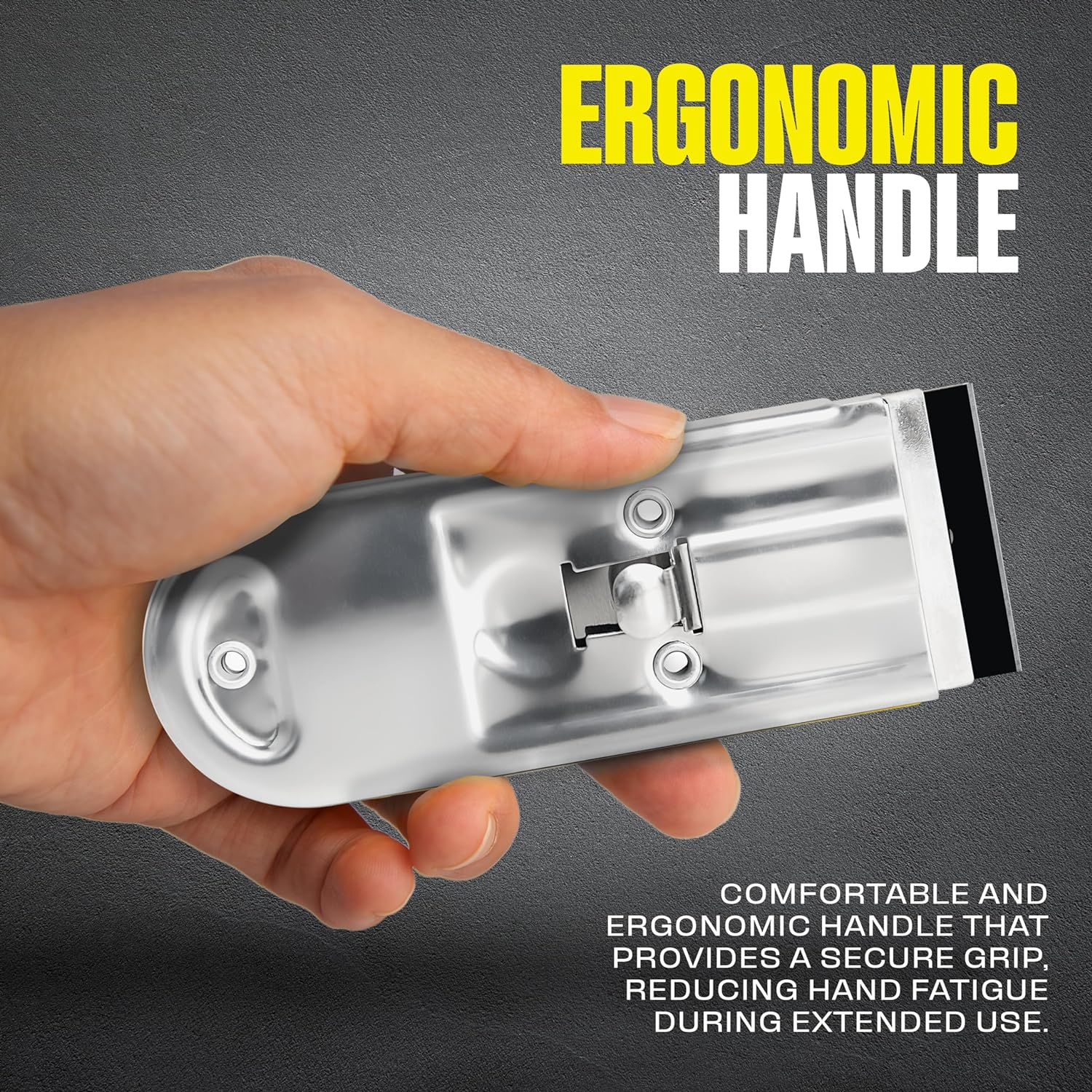 Berkling Heavy Duty Retractable Razor Blade Scraper with Stainless Ste