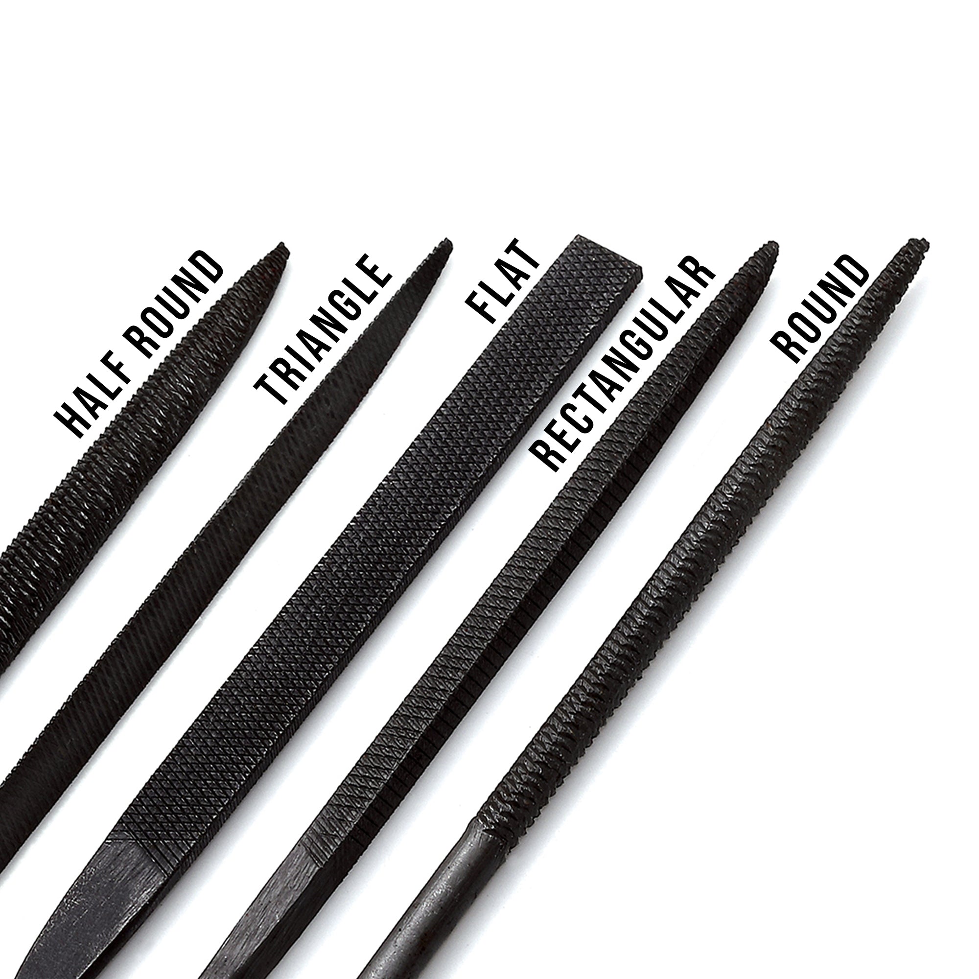 5 pcs File Set Contains Heat Treated Metal File - Berkling