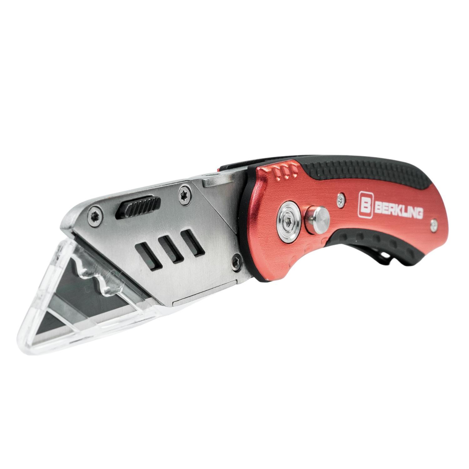Folding Pocket Knife Heavy Duty Red Box Cutter Drywall Carpet Utility  Multi-Tool