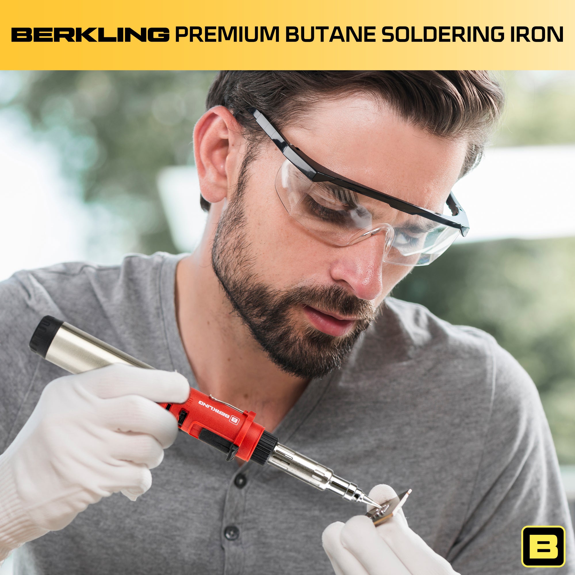 Berkling BSG668B Premium Butane Soldering Iron Heat Blower Mini Torch